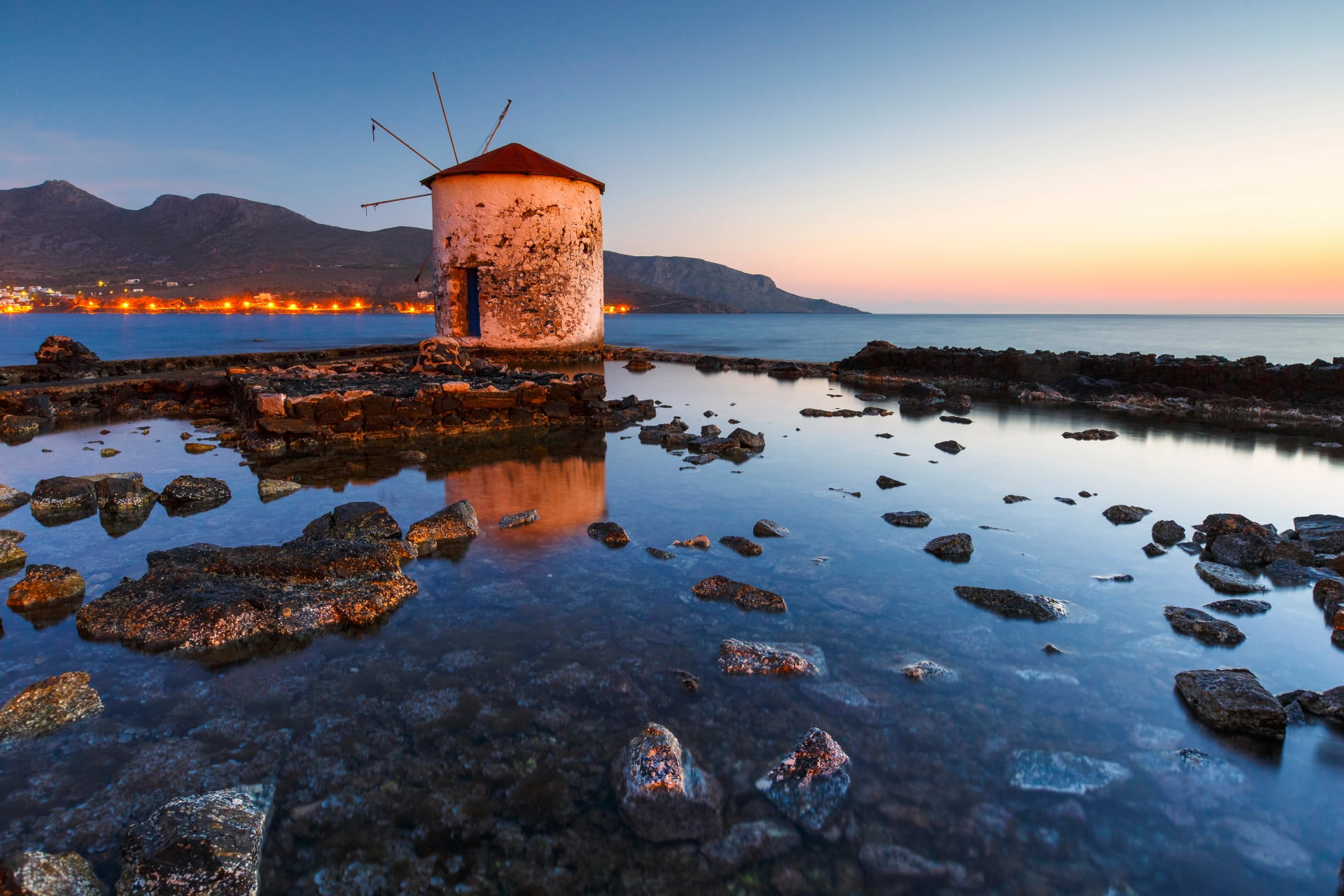 Picturesque Kokkari village on Samos island, Greece. 