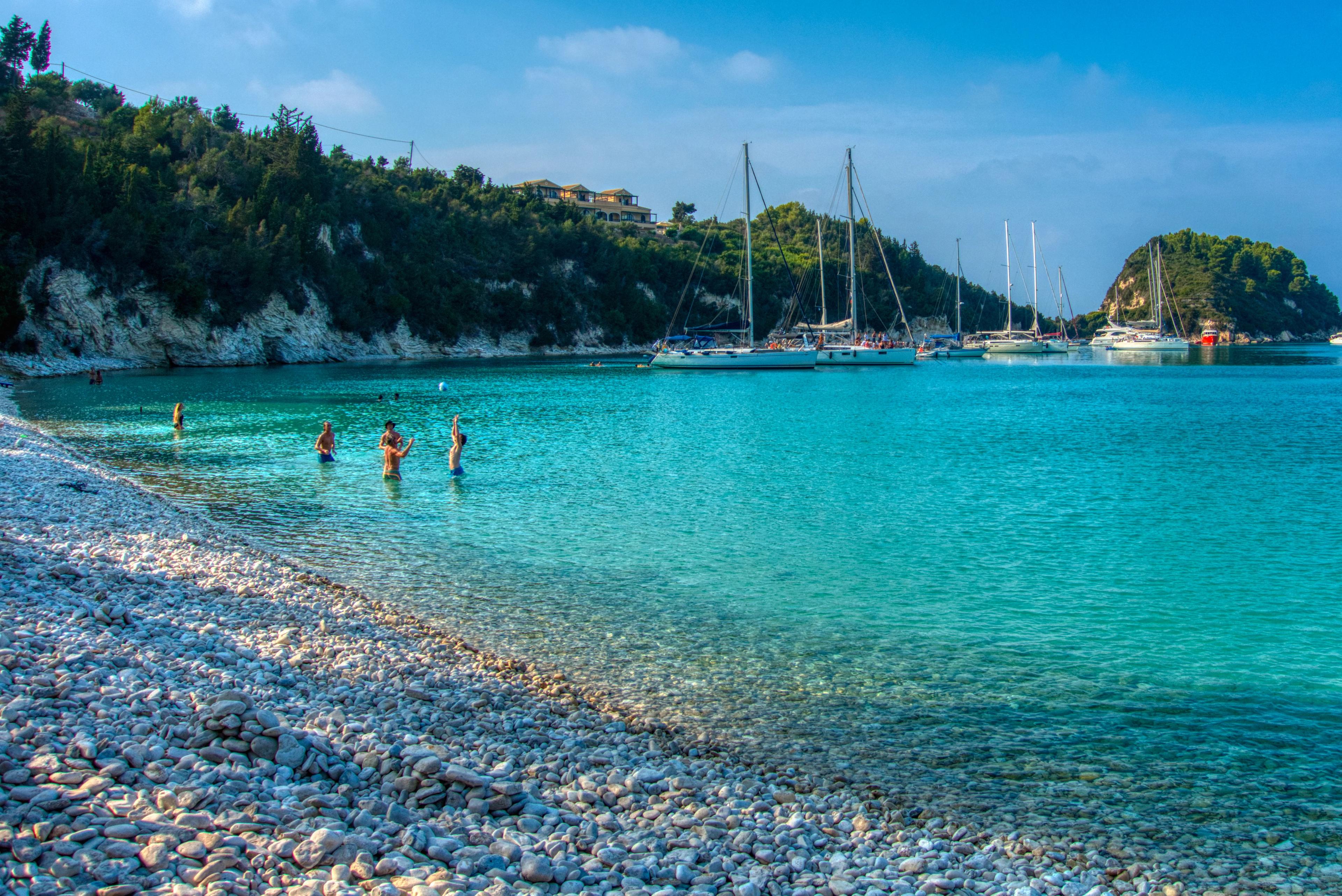 Beach in Paxos Greece